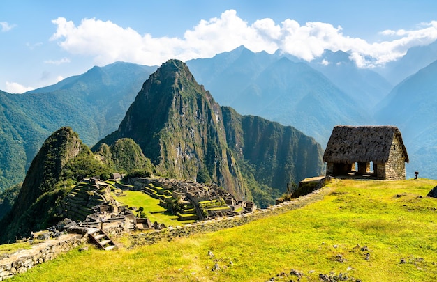 Ancienne cité inca de machu picchu au pérou