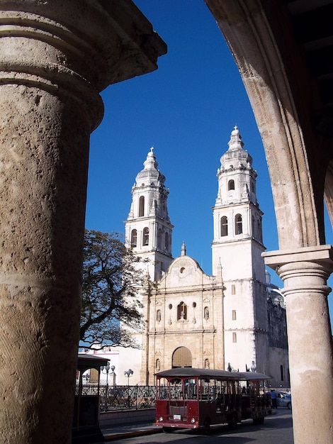 L'ancienne église de Campeche Yucatan Mexique