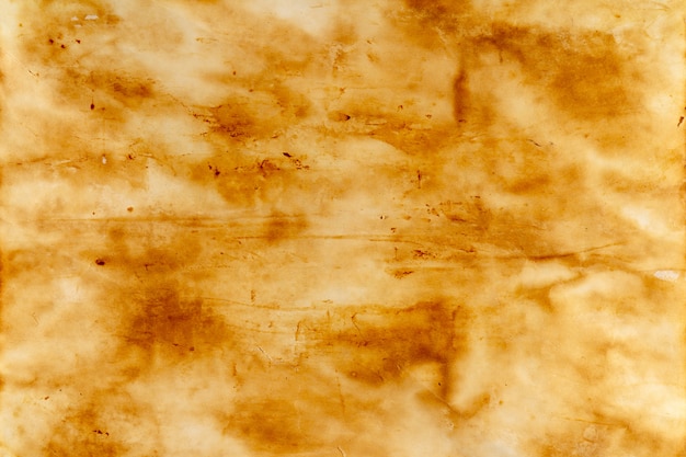 Ancienne feuille de papier brûlée