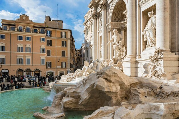 Ancienne Fontanna di Trevi à Rome