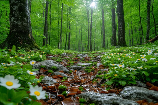 L'ancienne forêt de Dawn Springs