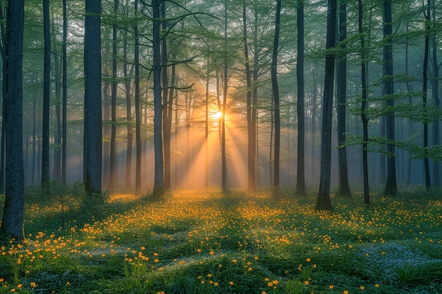 L'ancienne forêt de Dawn Springs