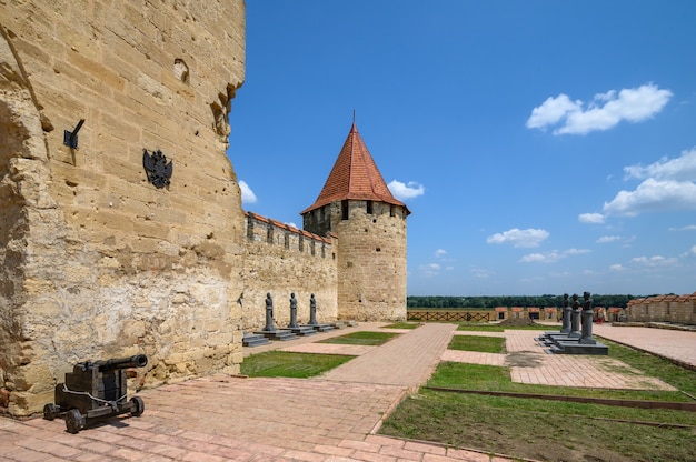 Ancienne forteresse turque cintreuse à Tighina Transnistrie Moldavie