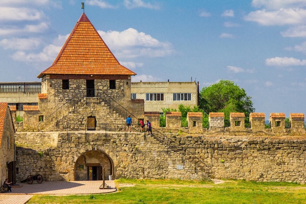 Ancienne forteresse de la ville de Bende sur le fleuve Dniestr Transnistrie 25 mai 2018 Ville à l'intérieur des frontières de la Moldavie sous le contrôle de la République de Transnistrie non reconnue en été journée ensoleillée