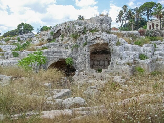 Photo l'ancienne syracuse en sicile