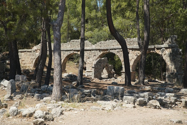 Ancienne ville de Phaselis à Kemer Antalya Turkiye