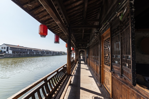 Ancienne ville de Tangxi, huzhou, zhejiang, chine