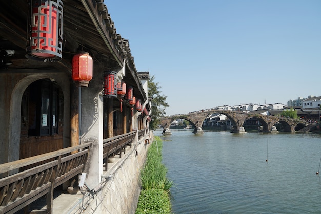 Ancienne ville de Tangxi, huzhou, zhejiang, chine