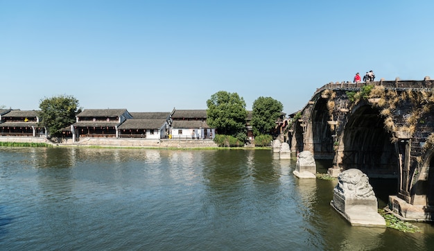 Ancienne ville de Tangxi sur la rivière, Hangzhou, Chine