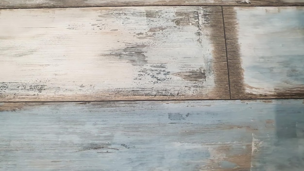 Anciennes planches de surface en bois rustique pour le fond et la construction De couleur bleue