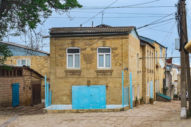 Anciennes rues du centre historique de la ville de Derbent Daghestan