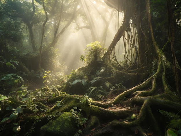 Les anciens murmures d'une forêt tropicale