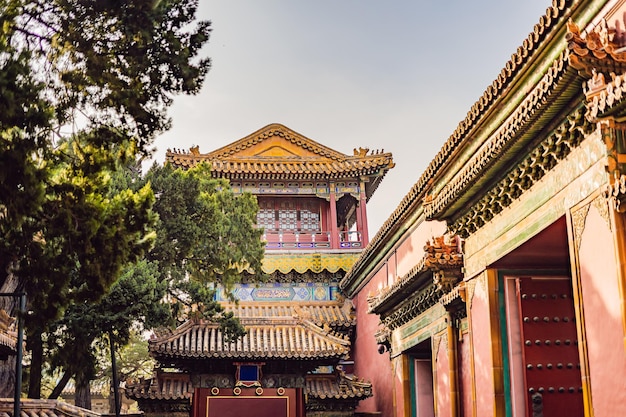Anciens palais royaux de la Cité Interdite à BeijingChina