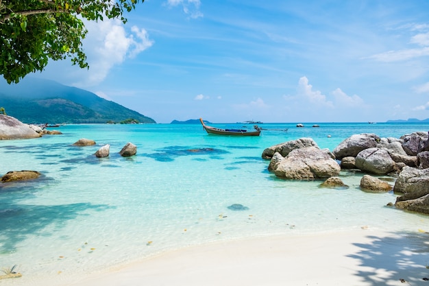 Andaman cristal plage de sable blanc