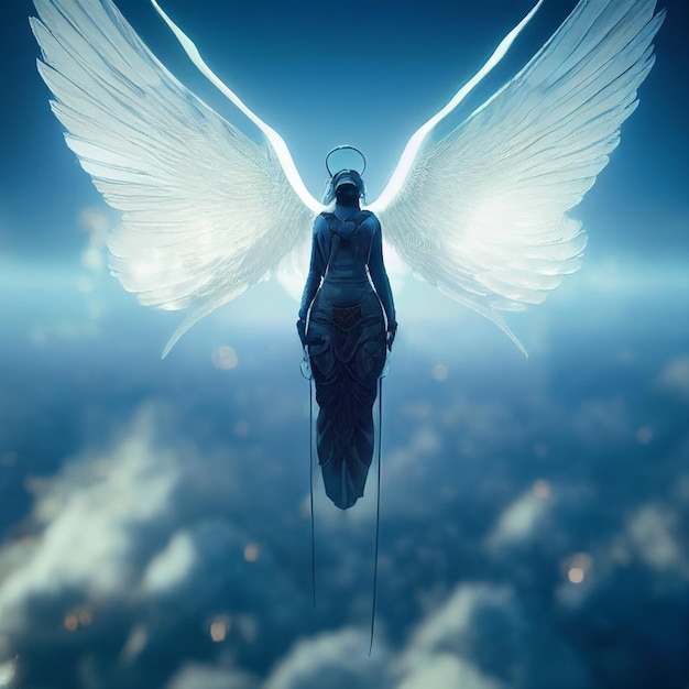 Un ange dans le ciel