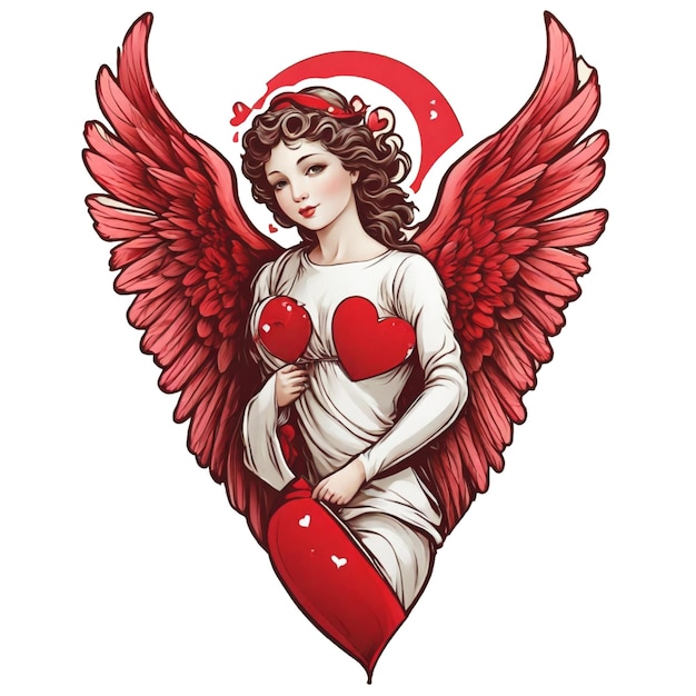 L'ange de la Saint-Valentin est là.