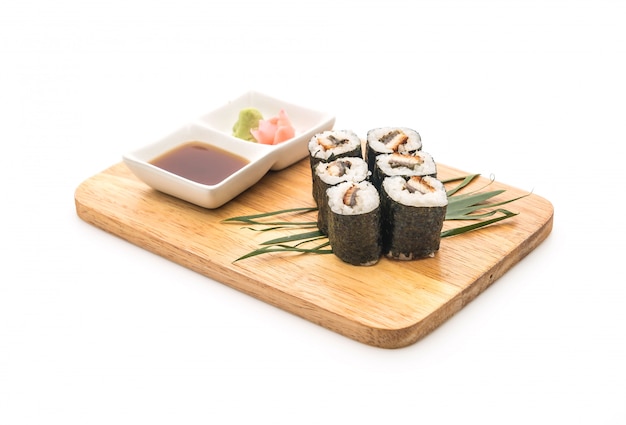 anguille maki sushi- style de cuisine japonaise