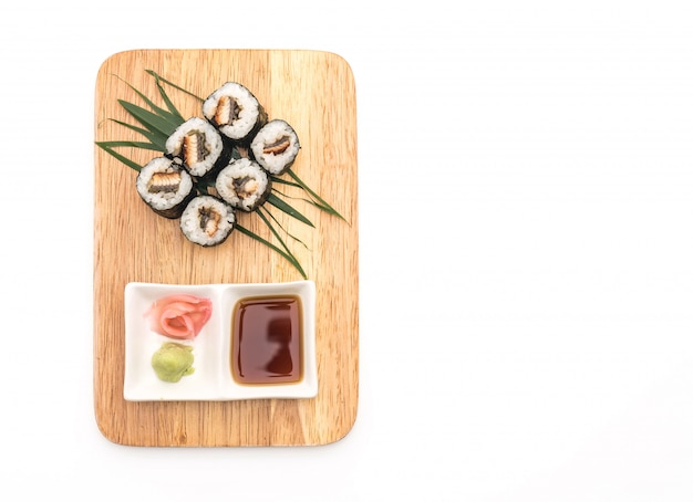 anguille maki sushi- style de cuisine japonaise