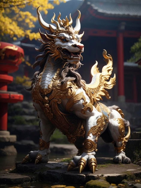 L'animal mythologique du Qilin