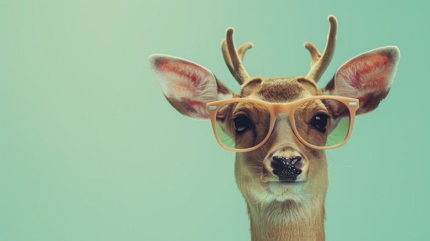 Animal portant des lunettes de soleil