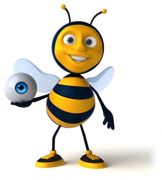 Animation amusante d'abeilles