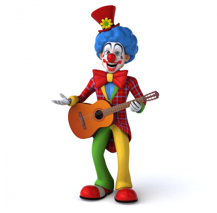 Photo animation amusante de clown