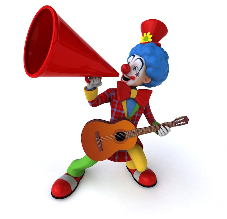 Photo animation amusante de clown