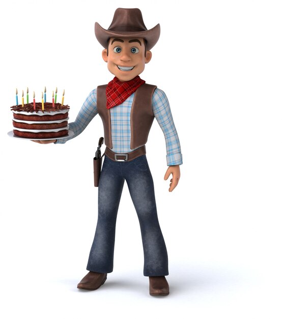 Animation amusante Cowboy