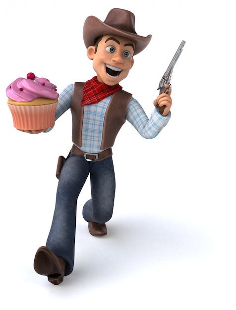 Animation amusante Cowboy