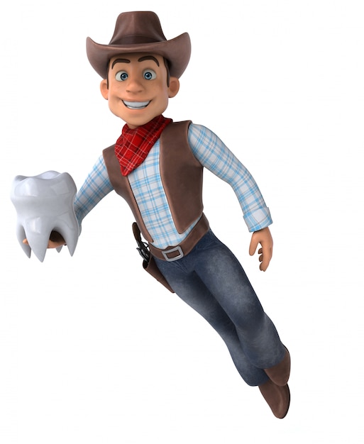 Animation amusante Cowboy