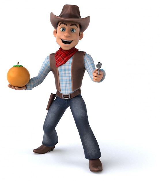 Animation amusante Cowboy