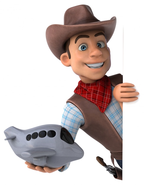 Animation amusante Cowboy