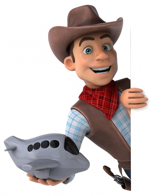 Animation amusante Cowboy