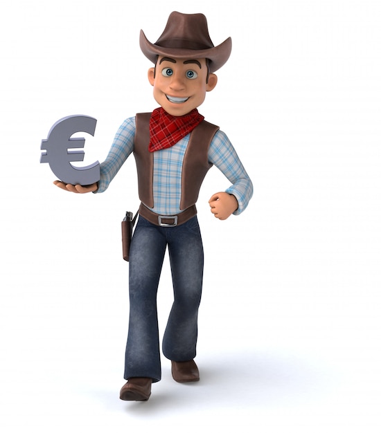 Animation amusante Cowboy