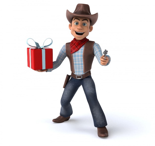 Animation amusante Cowboy