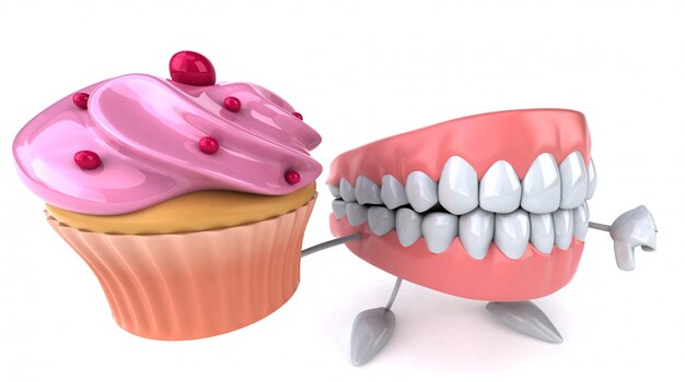 Photo animation amusante des dents