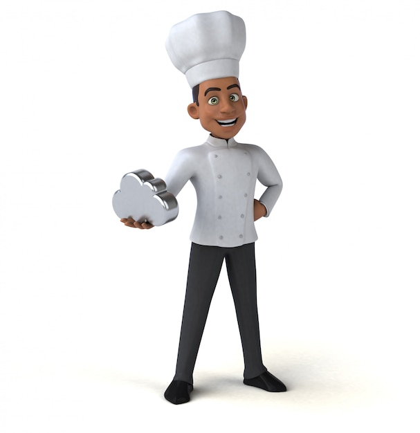 Animation amusante du chef