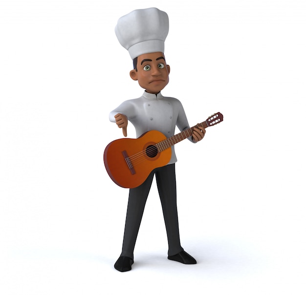 Animation amusante du chef