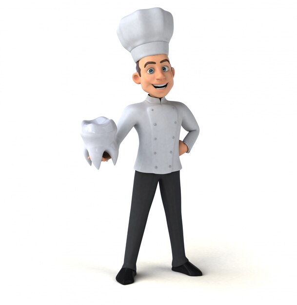 Animation amusante du chef