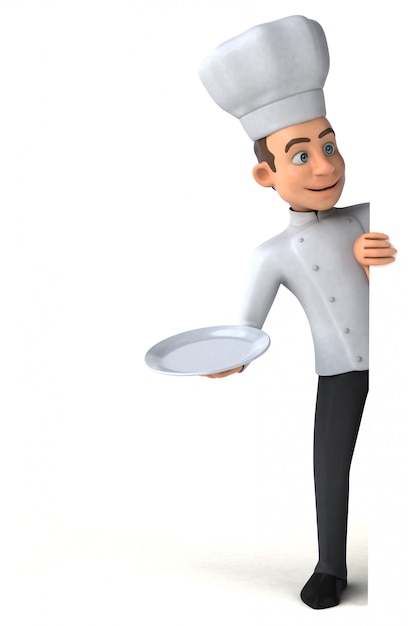 Animation amusante du chef