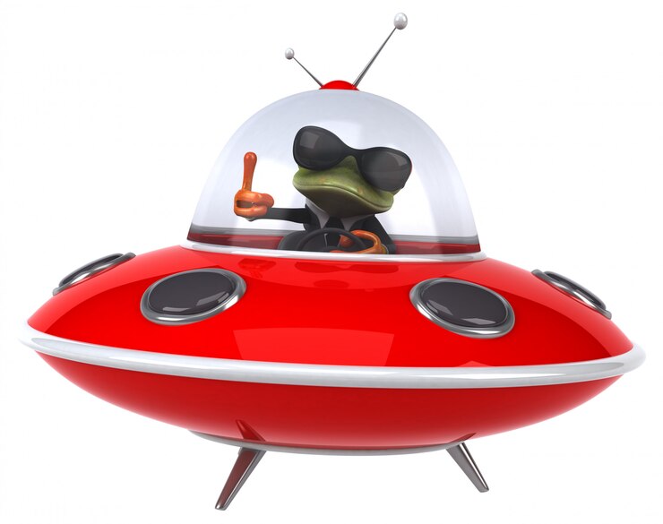 Photo animation amusante de grenouille