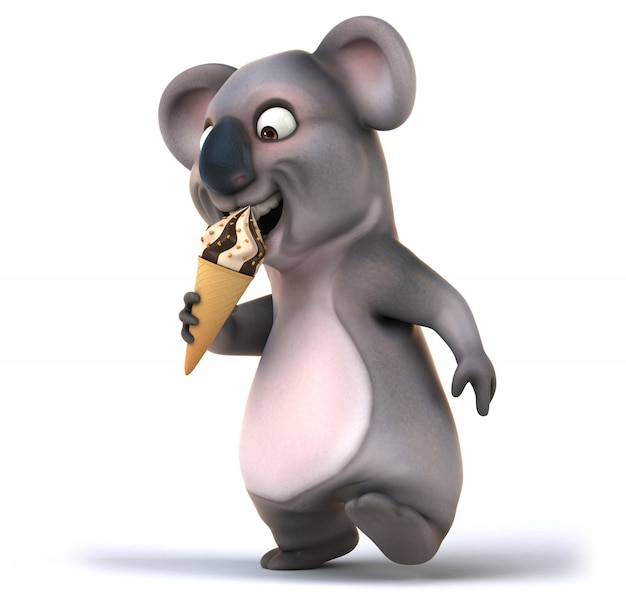 Animation amusante de koala