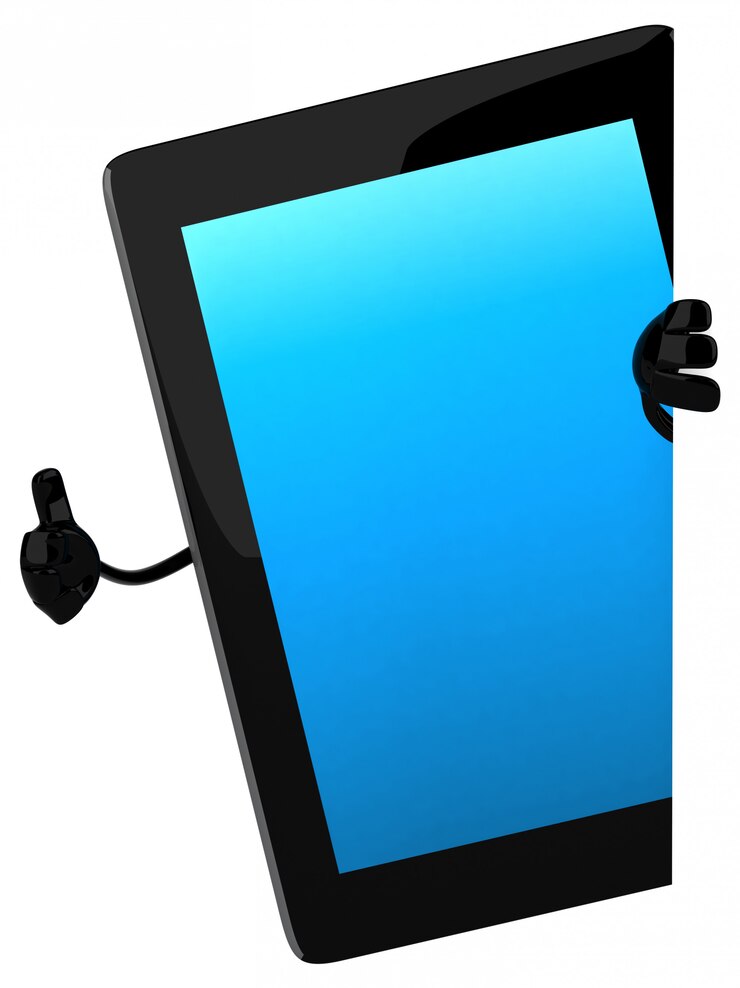 Photo animation amusante sur tablette