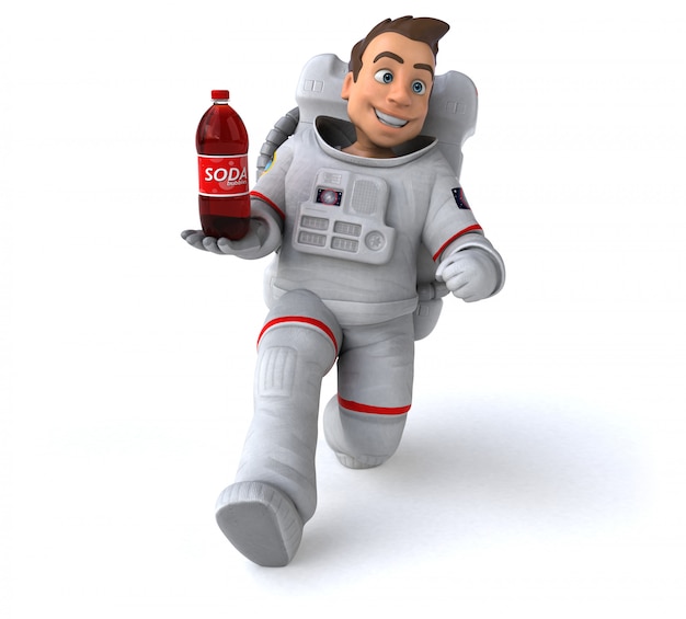 Animation astronaute amusante