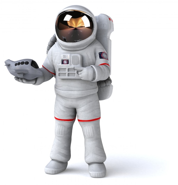 Animation astronaute amusante