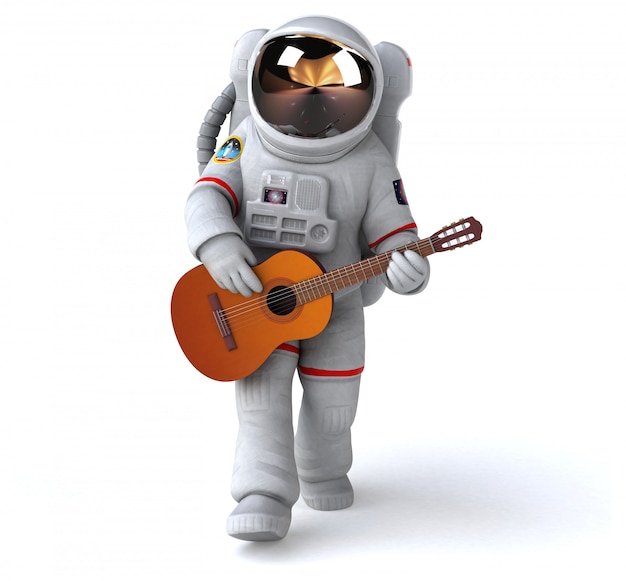 Animation astronaute amusante