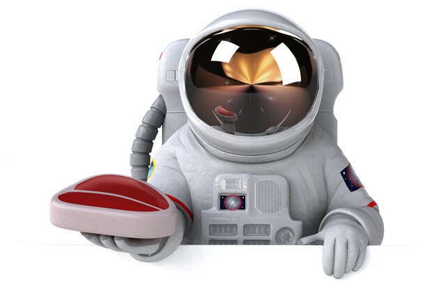 Animation astronaute amusante