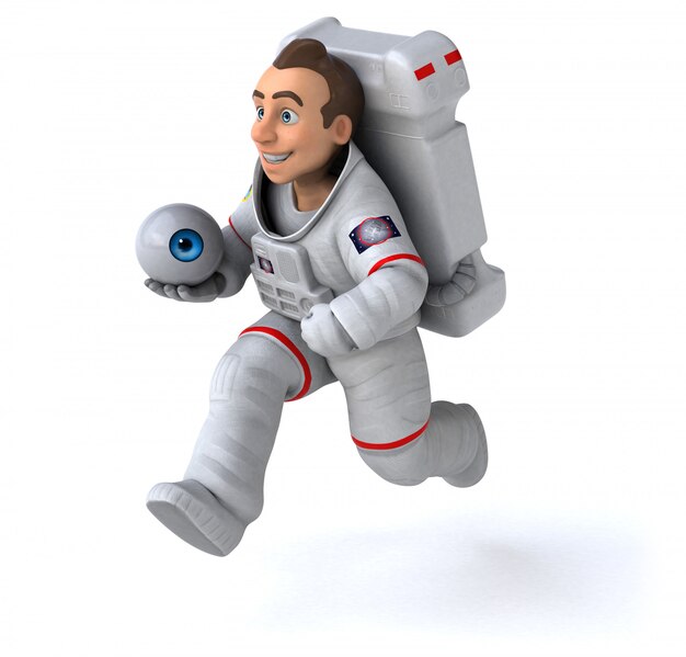 Animation astronaute amusante