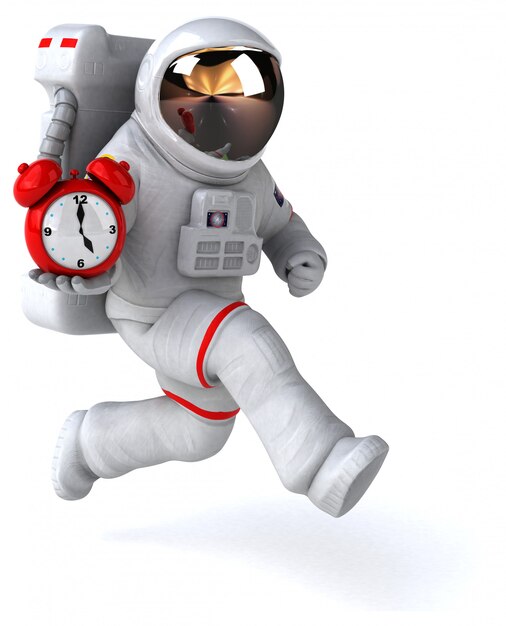 Animation astronaute amusante