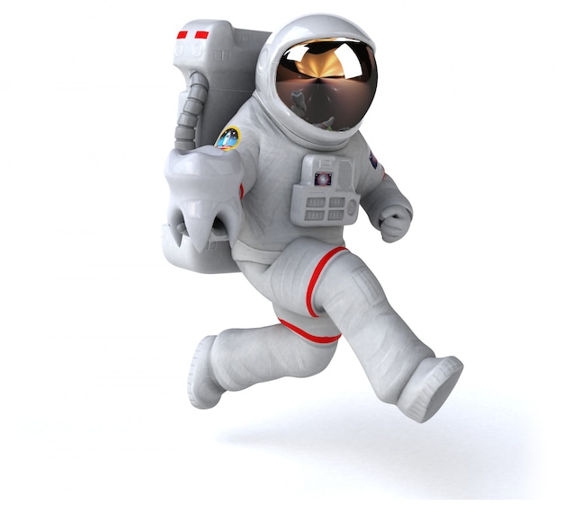 Animation astronaute amusante